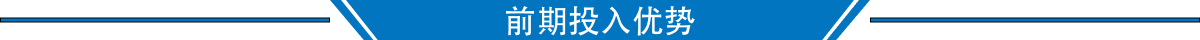 前期投入优势
